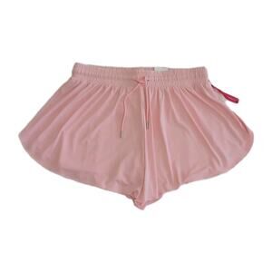 Justice Girls XL 16/18 Pink Flutter Skort Shorts 2-in-1 Athletic NWT Drawstring